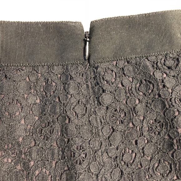 J. Crew black lace textured miniskirt - Picture 3 of 6